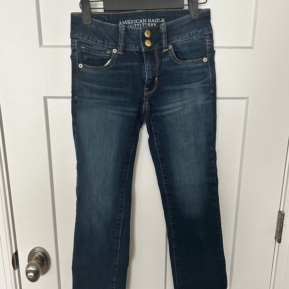American Eagle Low-rise Artist Crop Jean